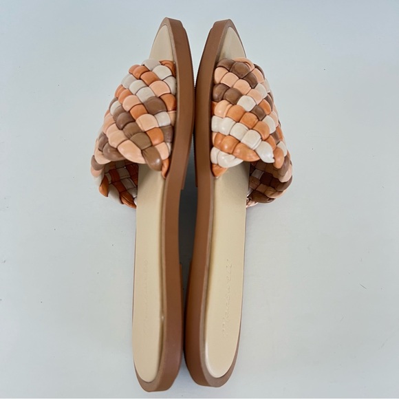 MADEWELL The Suzi Slides Multicolor Woven Leather Slip On Summer Sandal Sz 7.5 - Picture 8 of 11